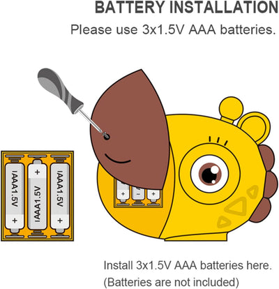 Divertido Lector de Tarjetas Flash de Jirafa con Máquina de Aprendizaje - 298