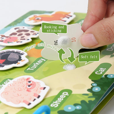 Livre d'activités Montessori à faire soi-même pour tout-petits Alphabet - 610