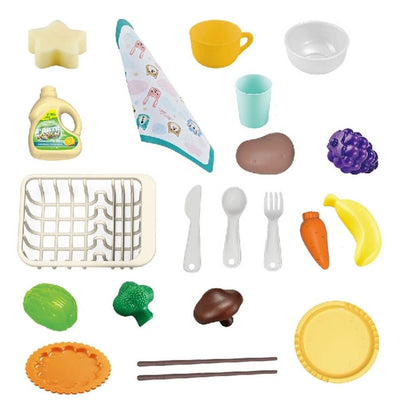 Lave-Vaisselle Évier de Cuisine Jeu d'Imitation 23 pièces - 768