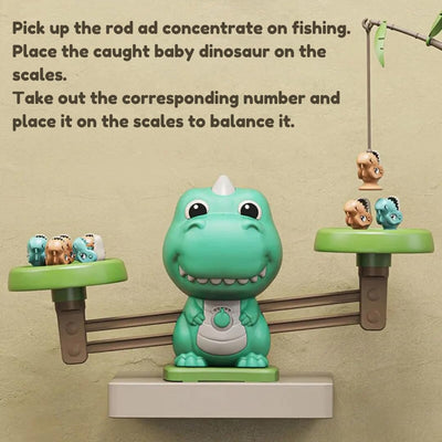 Kit de aprendizaje de matemáticas mentales de equilibrio y captura de dinosaurios - 29B