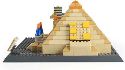 Les grandes pyramides de Gizeh, modèle de construction en blocs, 622 pièces - 210