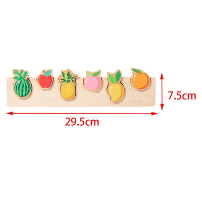 ATORSE™ Juguete de mesa a juego de puzles para preescolares de 1 2 3+ años con diseño de frutas | Juguetes y pasatiempos | Educativos | Otros juguetes educativos