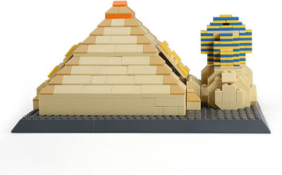 Les grandes pyramides de Gizeh, modèle de construction en blocs, 622 pièces - 210