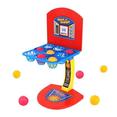 Fidtoy Mini jeu de basket de bureau avec panier et catapultes