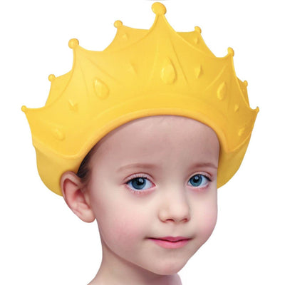 Gorro de ducha Fidtoy para bebés – Visera ajustable para el baño para protección de ojos y oídos, diversión al bañarse y nadar