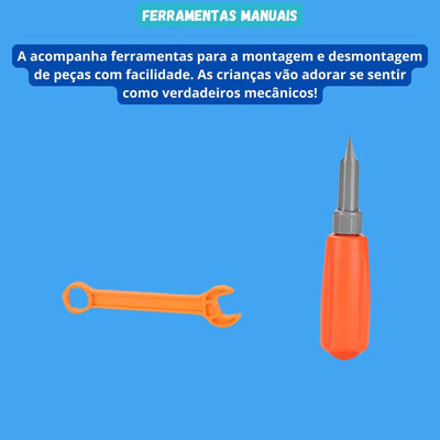 Juego de construcción con taladro/destornillador