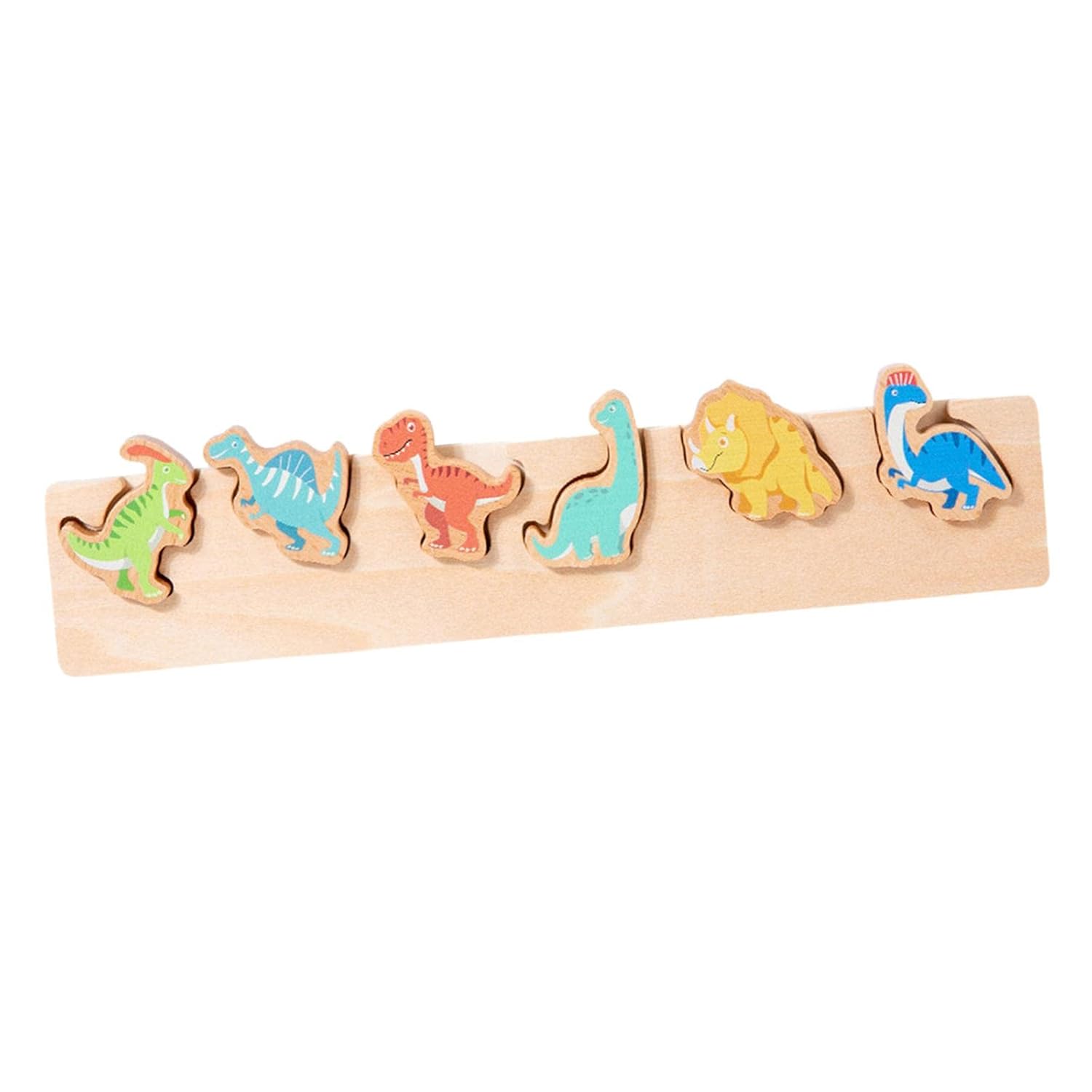 Juego de mesa de escritorio de juguete para emparejar rompecabezas para preescolares de 1 2 3+ años Dinosaurio