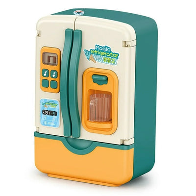 Fidtoy Mini Fridge Refrigerator Pretend Play Toy for Kids Kitchen Role Play Learning Set