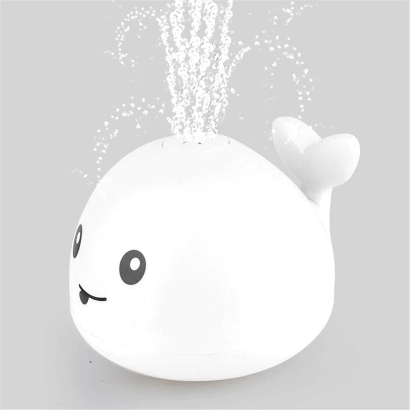 Fidtoy Whale Bath Toy Sprinkler with Lights for Babies