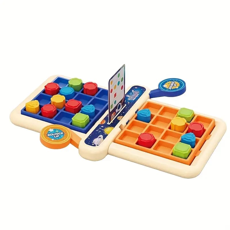 Fidtoy Planet Geometry Shape Matching Game Multiplayer Challenge  Space Theme Pattern Matching Board Game for Kids Ages 3+