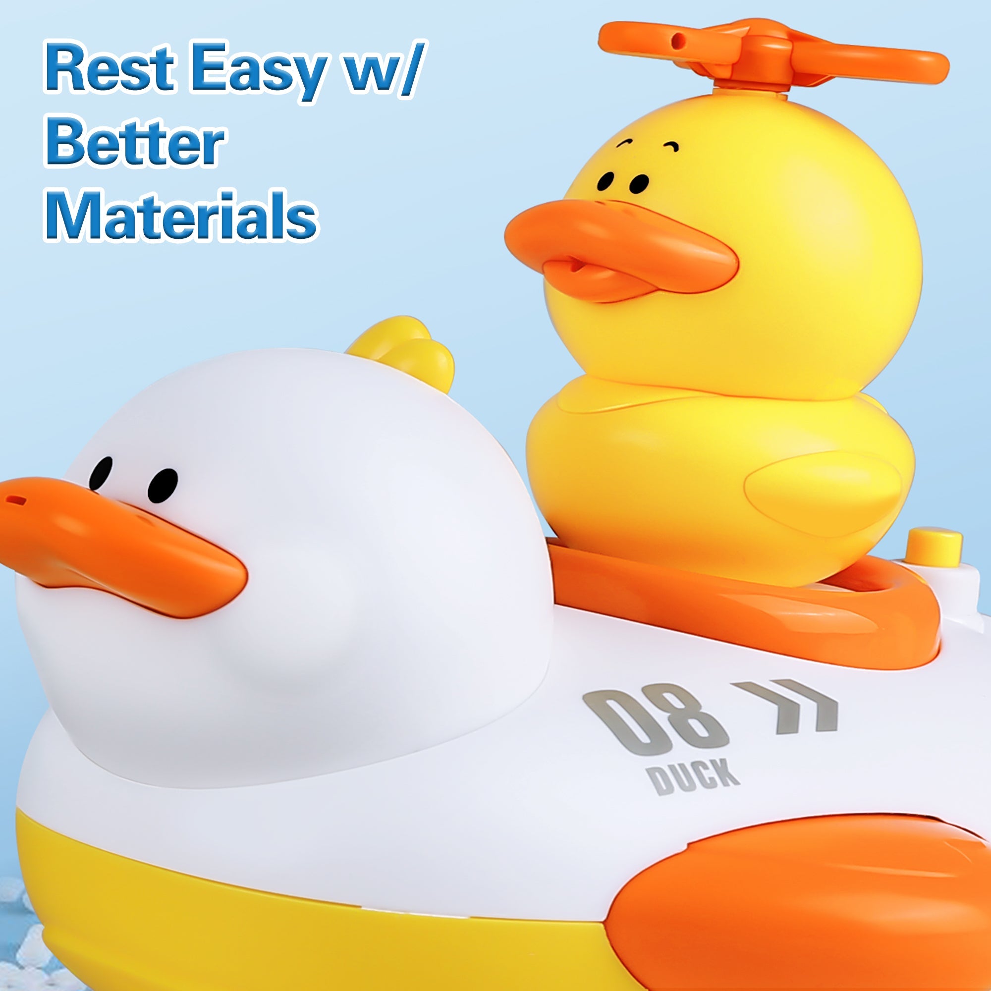 Ensemble de jouets de bain Fidtoy Duck avec canards pulvérisateurs et pommes de douche
