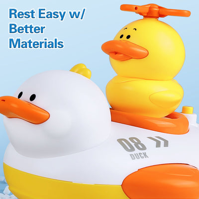 Ensemble de jouets de bain Fidtoy Duck avec canards pulvérisateurs et pommes de douche