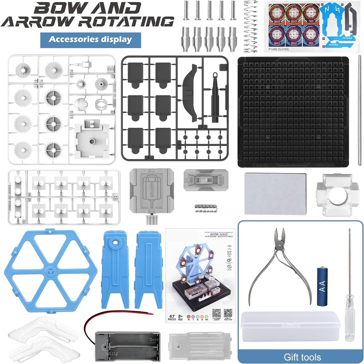 Kit de circuit électronique rotatif arc et flèche - 103 (STEAM Machinery)