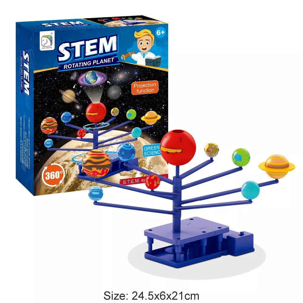 Kit de bricolaje de proyector planetario y planetas giratorios STEM - 553