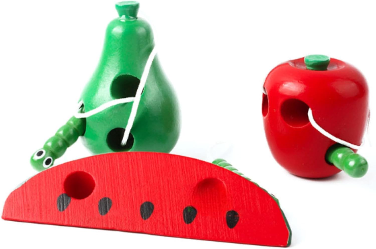 Jouets éducatifs en bois, Jouet à lacer, Jouet à lacer, Entraînement du bout des doigts, Capacité de coordination, Jouets en bois, 3 ans, Enfants, Fromage, Cadeau, Cadeau de naissance