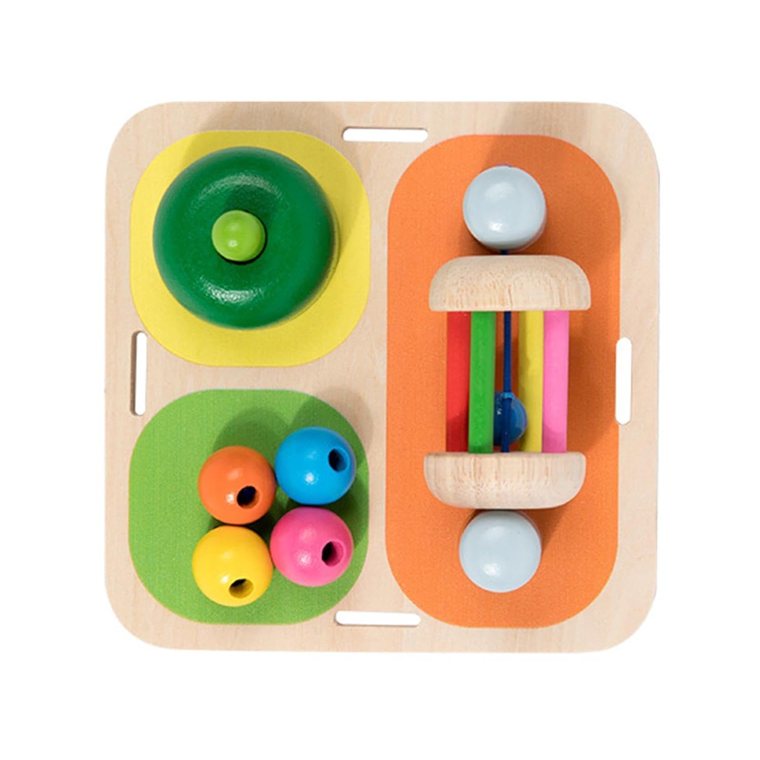Juguetes sensoriales de tabla de actividades, entrenamiento de coordinación para bebés, regalos de viaje para niños