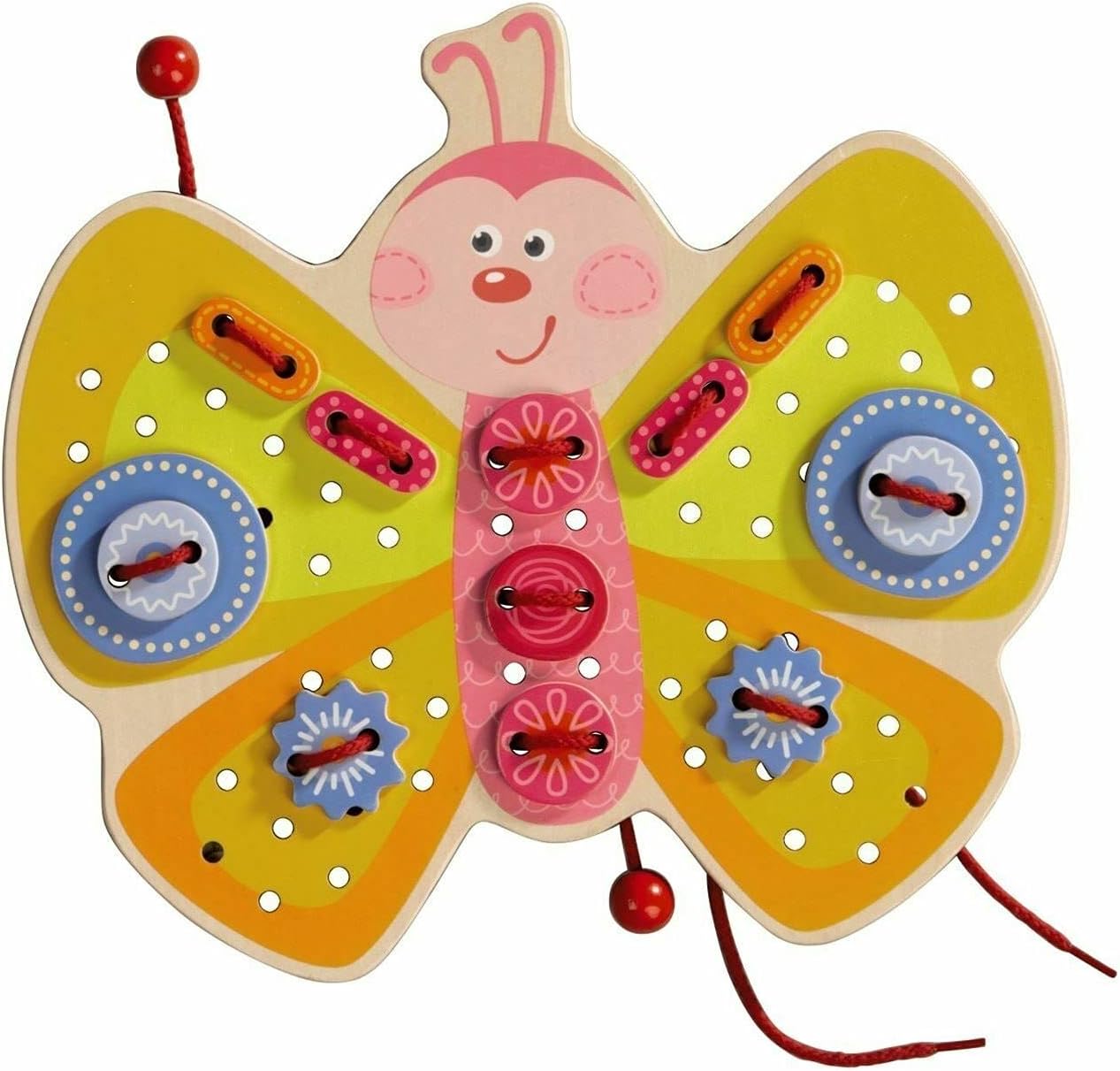 Haba Papillon : jeu d'enfilage