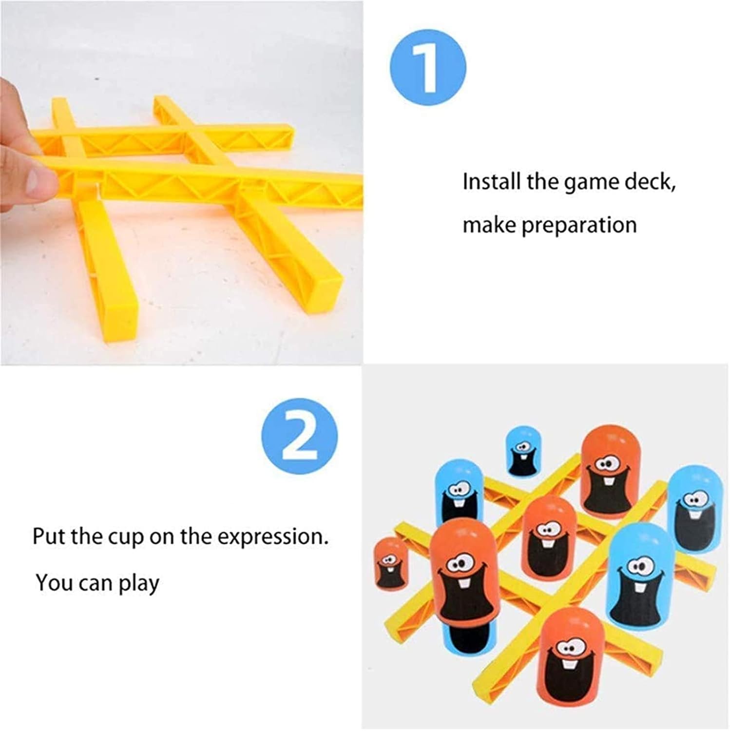 Fidtoy Gobble Family Battle Game – Jeu de stratégie amusant pour enfants et adultes