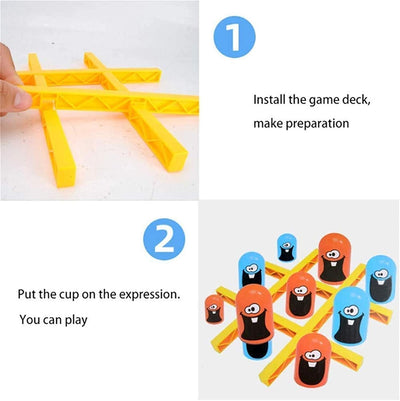Fidtoy Gobble Family Battle Game – Jeu de stratégie amusant pour enfants et adultes