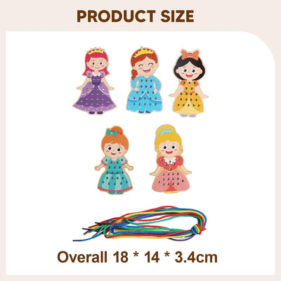 Cartes à lacer pour enfants d'âge préscolaire et jouets de motricité pour enfants Cartes à coudre en bois style C|Autres jouets éducatifs|Jouets et passe-temps
