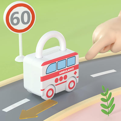 Fidtoy Unlock Train Team – Multiple Train Carriage With Locks for Kids