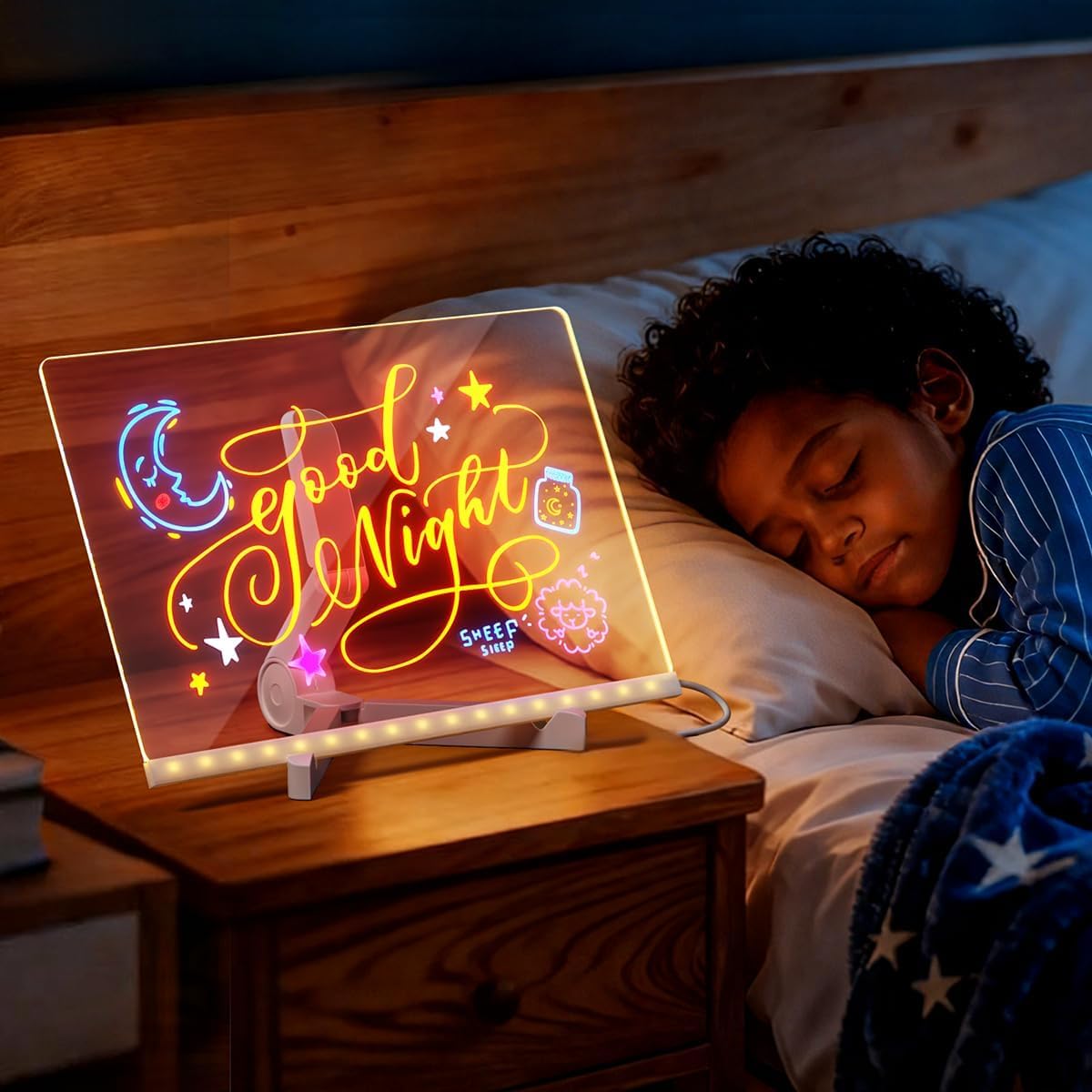 Tableau de Dessin Lumineux GlowSketch™ - Éveille la Créativité Sans Écrans