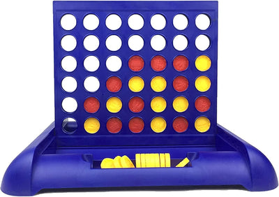 Jeu d'échecs Fidtoy Connect 4 - Jeu de société amusant pour enfants et familles
