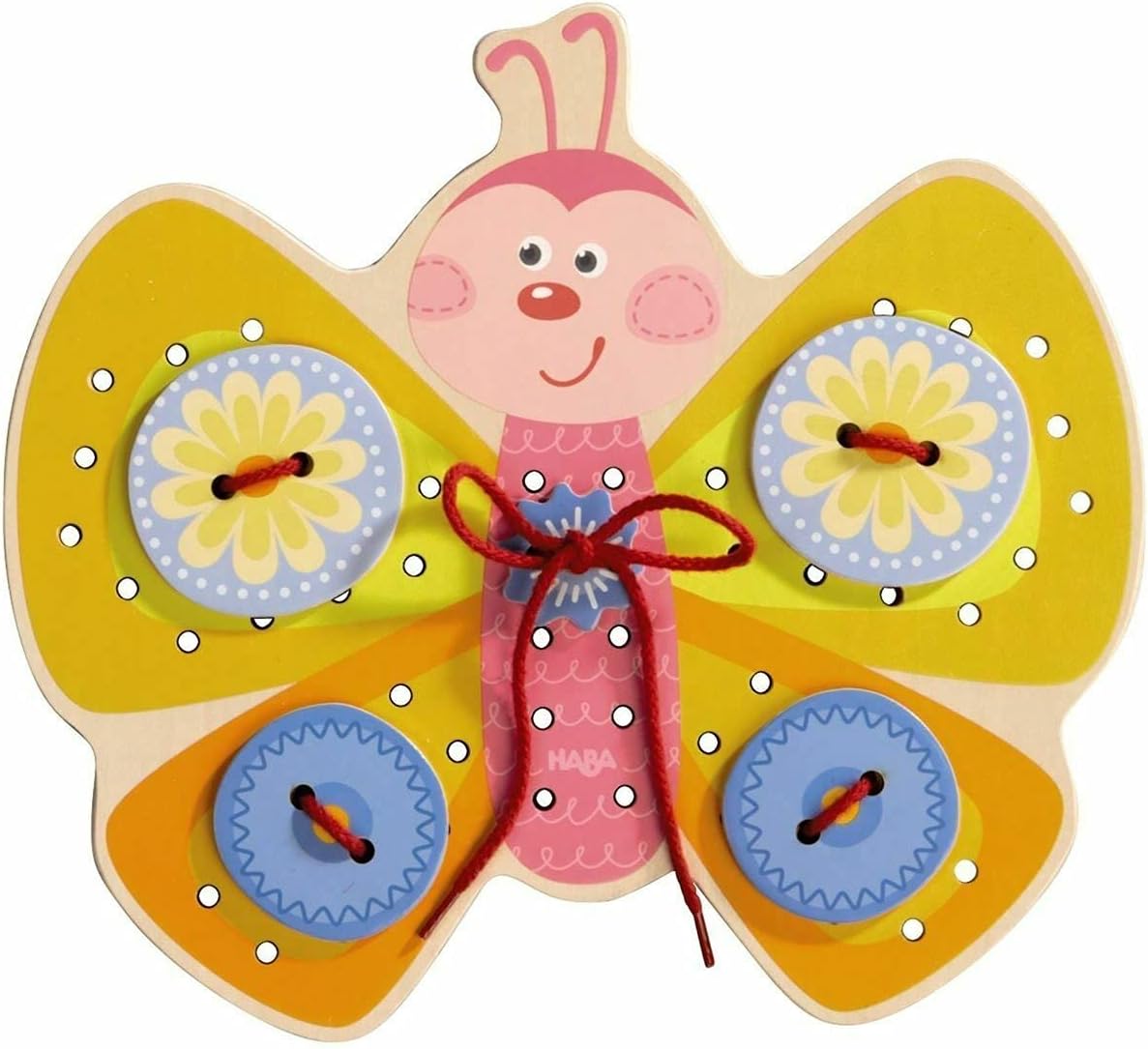 Haba Papillon : jeu d'enfilage