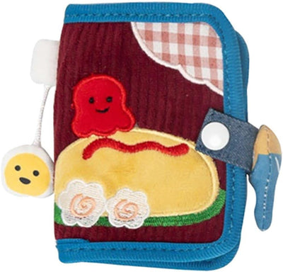 Portefeuille en toile mignon pour femmes - Petit porte-cartes et porte-monnaie, mini portefeuille en jean/velours côtelé avec imprimé de dessin animé, portefeuille pour voyage, cadeau pour elle
