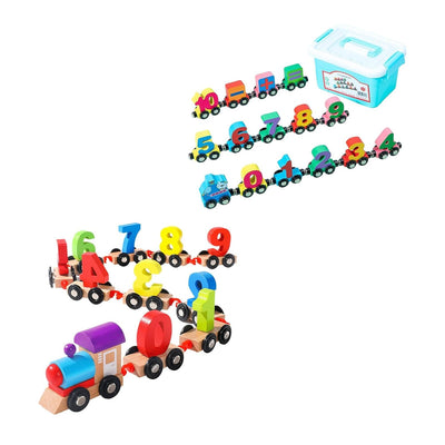 Tren digital de juguete Playtive, colorido, de 0 a 9 - 523
