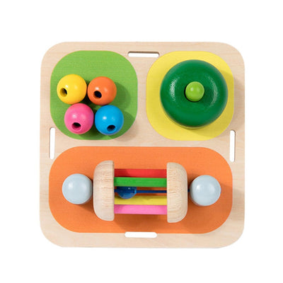 Juguetes sensoriales de tabla de actividades, entrenamiento de coordinación para bebés, regalos de viaje para niños