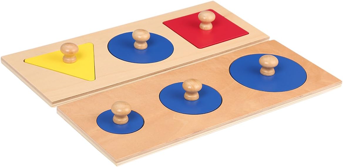 Matériel Montessori LEADER JOY, encastrements géométriques, puzzles pour tout-petits et enfants d'âge préscolaire
