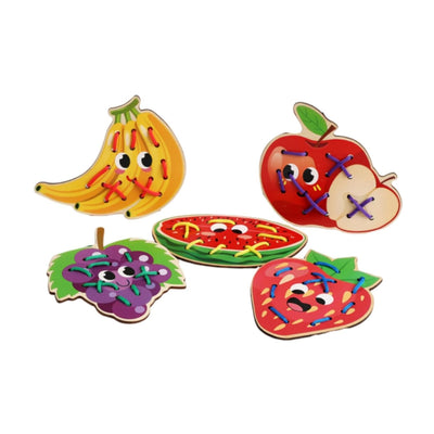 Tarjetas de coser para preescolares y niños Juguetes de motricidad fina Tarjetas de costura de madera Estilo D|Otros juguetes educativos|Juguetes y pasatiempos