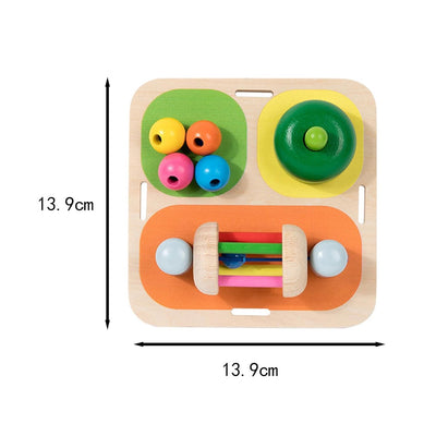 Juguetes sensoriales de tabla de actividades, entrenamiento de coordinación para bebés, regalos de viaje para niños