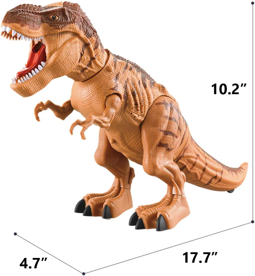 Interactive Walking and Roaring Dinosaur