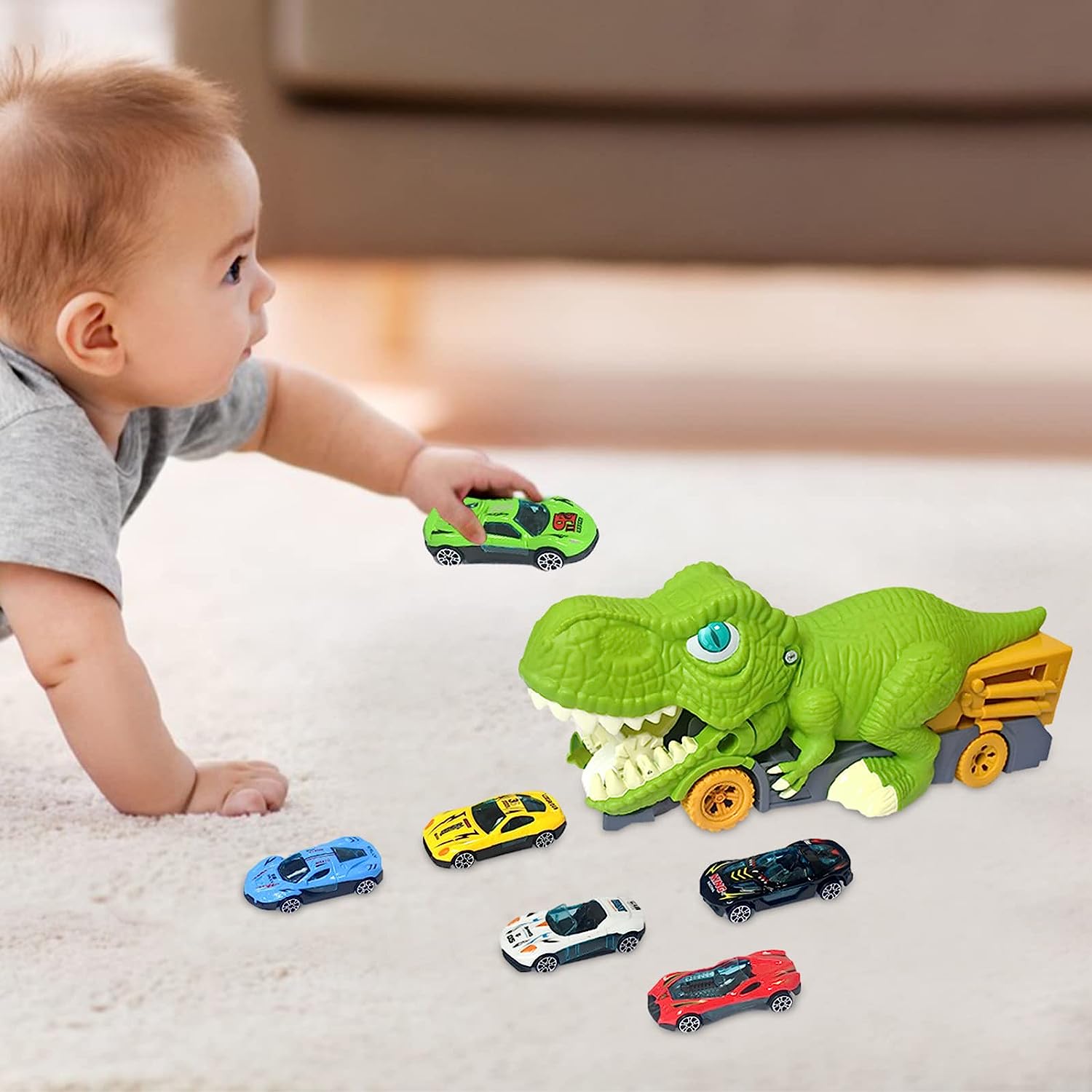 Dino Car Truck™ - Roulez dans la préhistoire - Voiture-jouet dinosaure