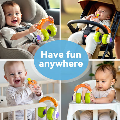 Juego de auriculares musicales y juguete de ratón Fidtoy Baby