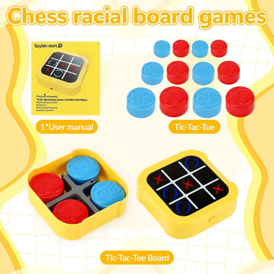 Juego de Puzle Táctil 5 en 1 de Tic Tac Toe Electrónico - 265