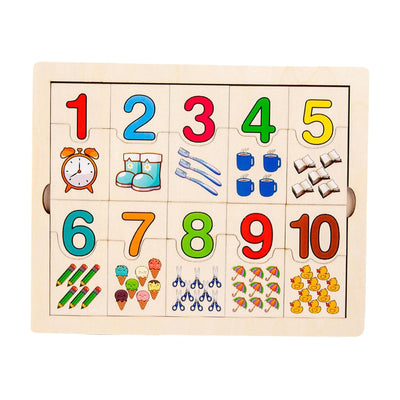 Enakshi® Digital Learning Puzzle Board Number Matching Puzzle Board for Children Boys|Baby | Toys for Baby | Developmental Baby Toys