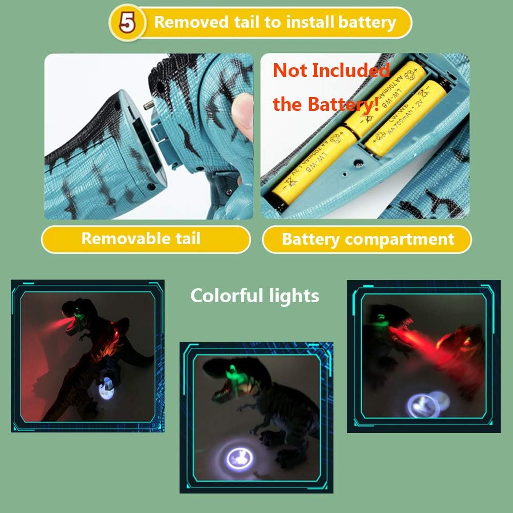 Interactive Walking and Roaring Dinosaur