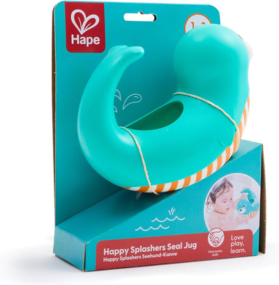 Juguete de baño Fidtoy Seal Jarra de agua para bebés Juguete para verter