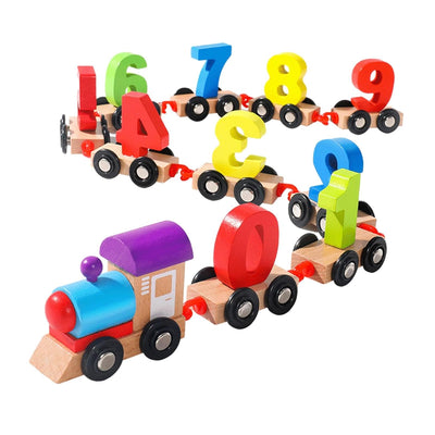 Tren digital de juguete Playtive, colorido, de 0 a 9 - 523