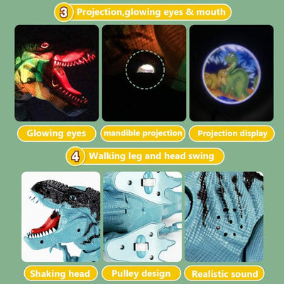 Interactive Walking and Roaring Dinosaur