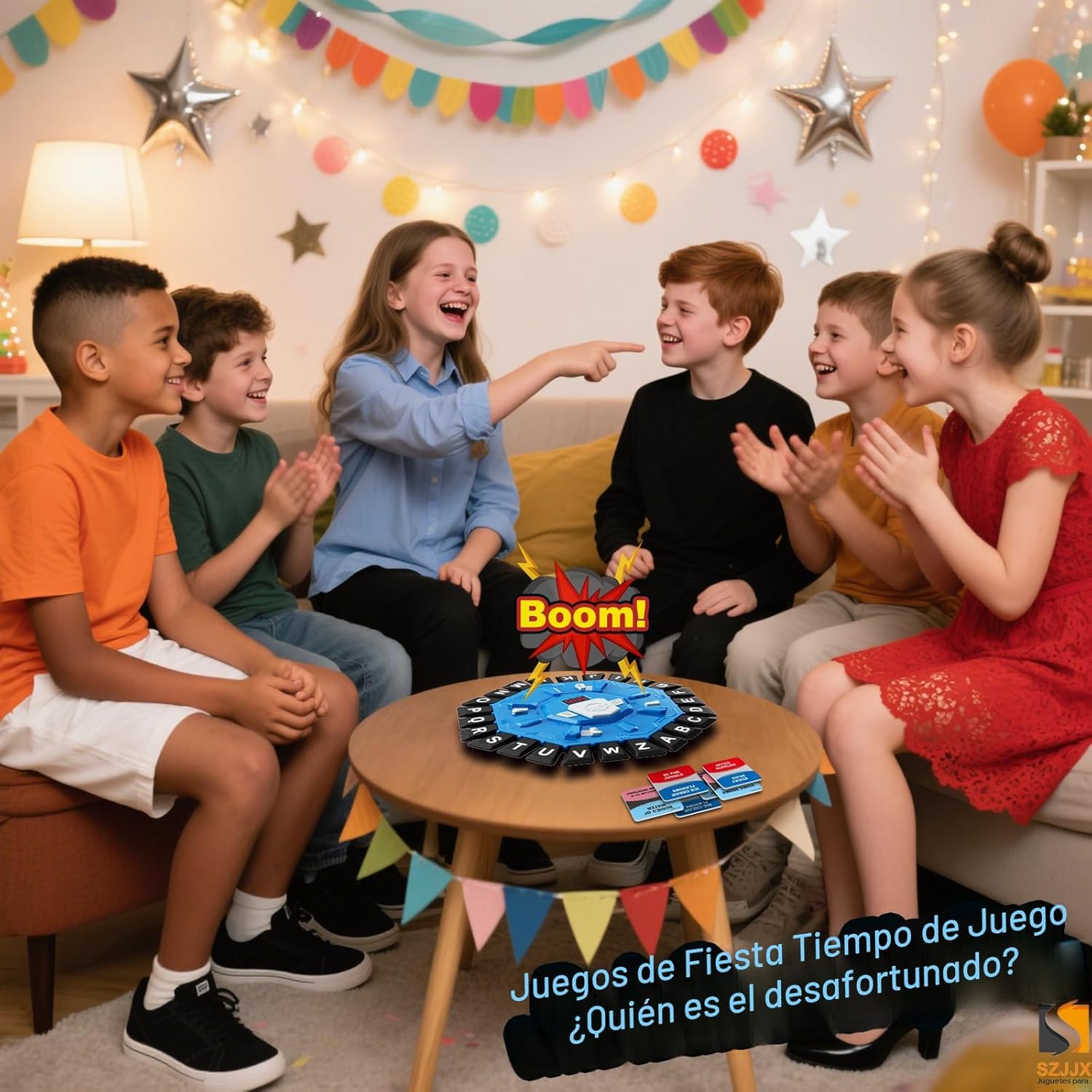Jeu de société de mots rapide Fidtoy pour enfants et adultes, jeu de lettres de catégorie de 10 secondes avec minuteur LCD, jeu de fête de vocabulaire familial pour 2 à 8 joueurs