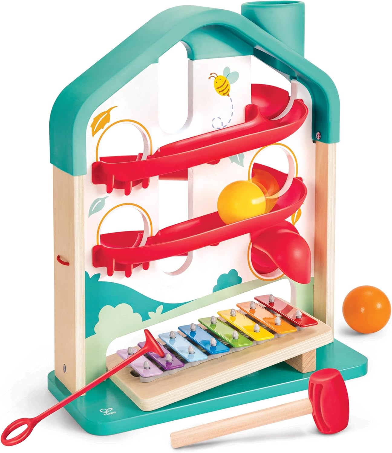 Fidtoy Musical Ball Run Xylophone Toy for Toddlers Learning Toy