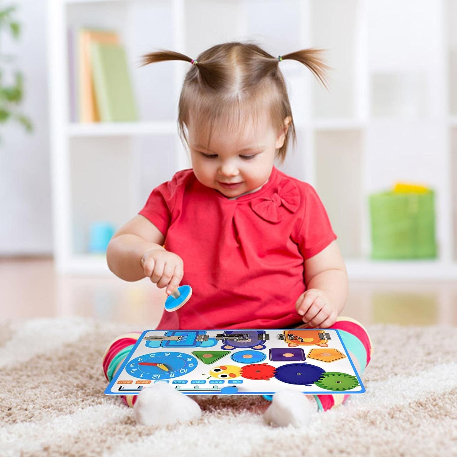 Homraa Planches en bois, verrous de planches d'activités en bois, planches occupées, planches sensorielles pour enfants, planches sensorielles, verrous, planches, jouets d'apprentissage