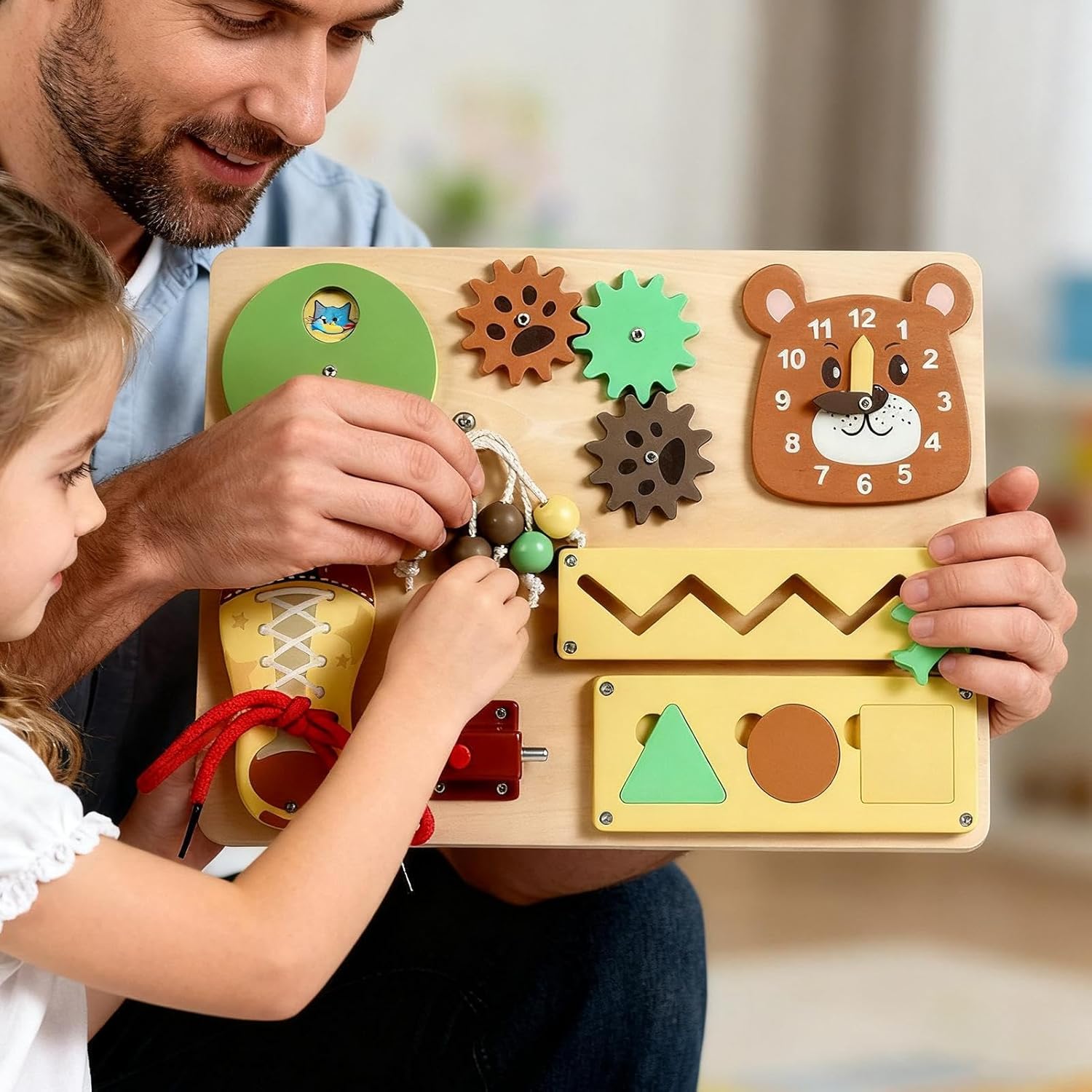 Bohany d'activités - Jouet éducatif de ,Jouets de développement pour enfants,pour les enfants d'âge préscolaire, la maternelle, la salle de classe, l'éducation à domicile et les éducateurs.
