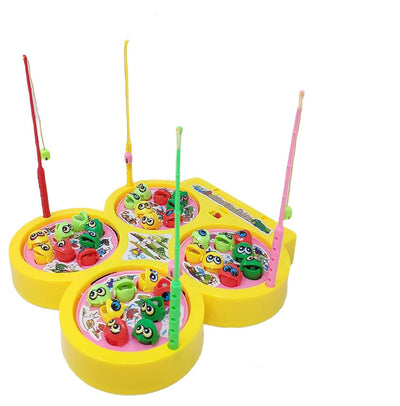 Jeu de pêche rotatif magnétique 4 joueurs - 390