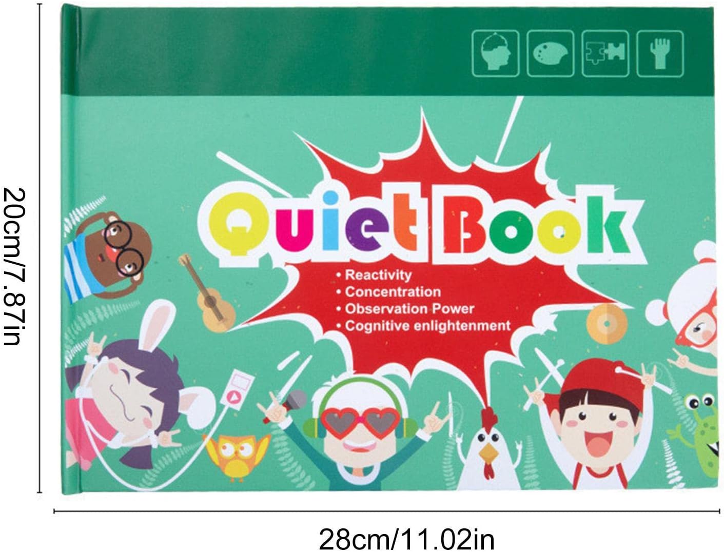 Viagens génériques Autocollant Livre Enfant - Occupation Enfant amovible - activités d'apprentissage préscolaire pour les enfants afin de développer les compétences d'apprentissage, jouets