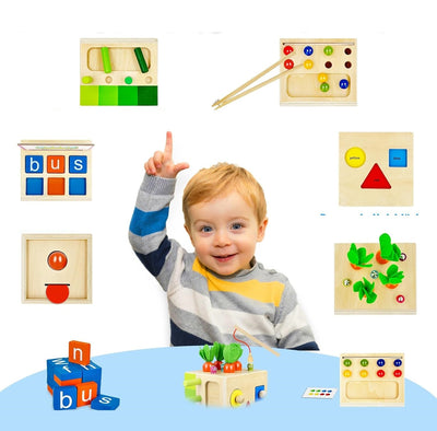 Tableau d'activités Montessori interactif et évolutif
